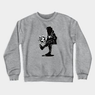 Footballer Silhouette 2 Crewneck Sweatshirt